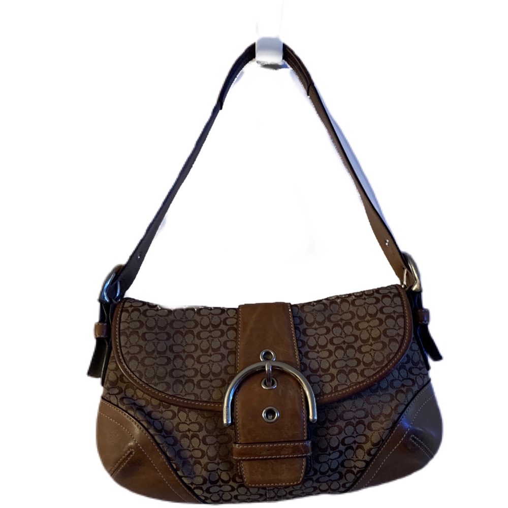 👜Coach Signature Soho Flap Handbag👜